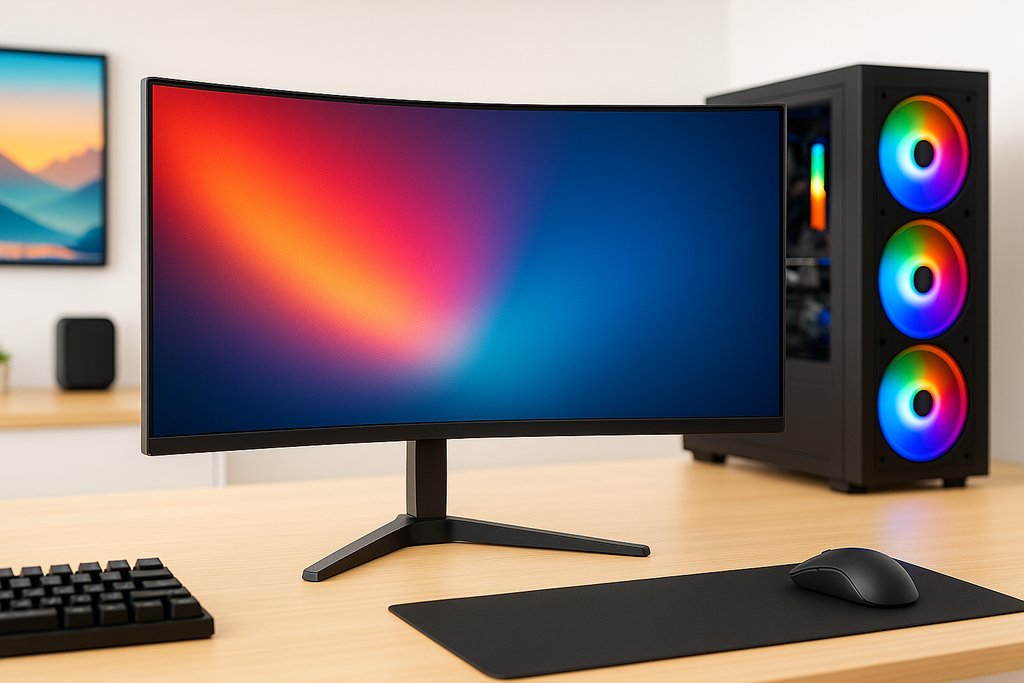 Melhor Monitor Curvo em Setembro/2025: Imersão e Conforto Visual